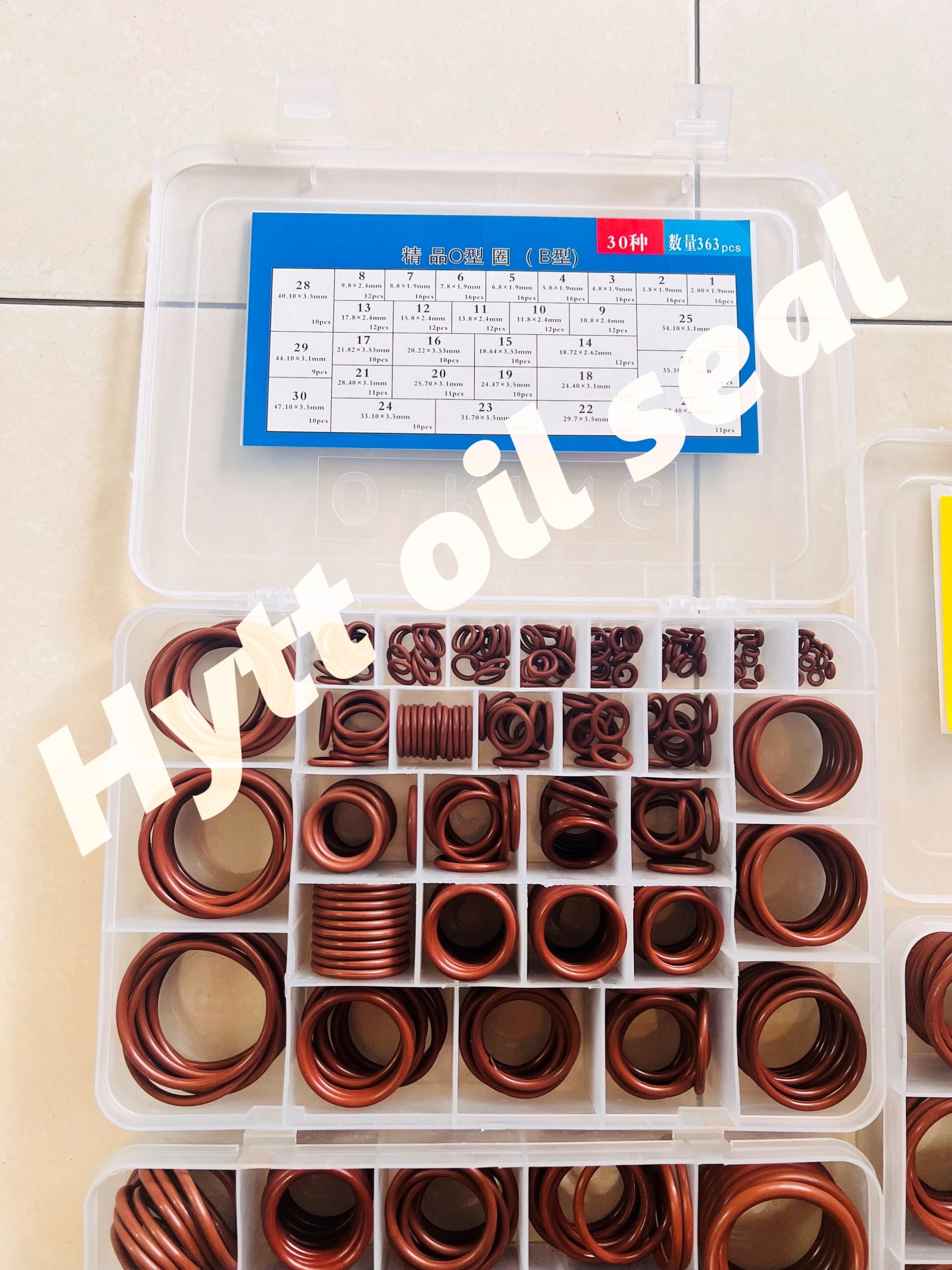 HỘP SIN CHỊU NHIỆT CAO ORING GIOĂNG CHỊU NHIỆT VITON KIT (màu xanh)