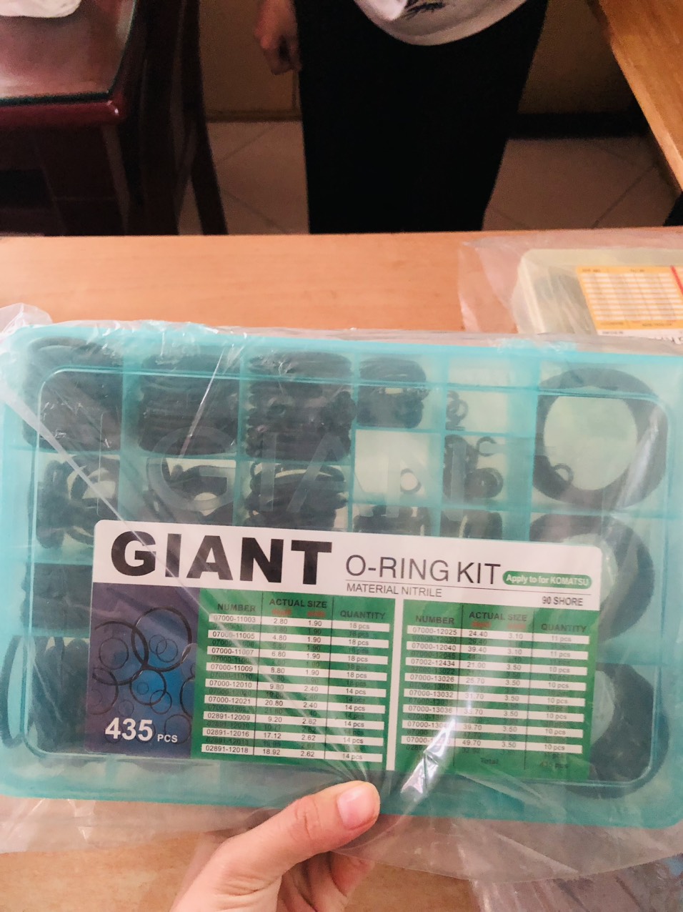 HỘP SIN GIOĂNG ORING KIT CƠ GIỚI KOMATSU