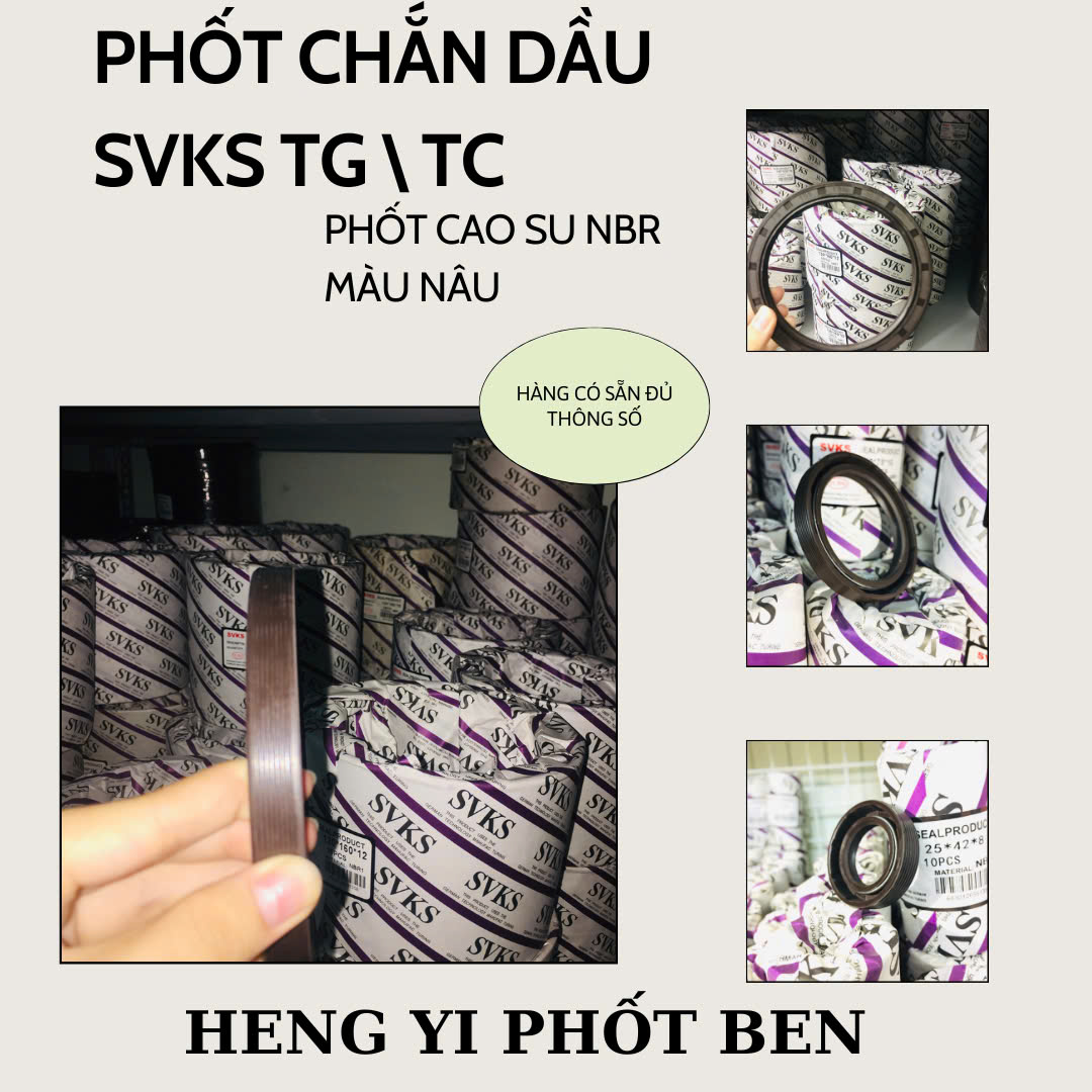 PHỐT CHẮN DẦU TG/TC SVKS 160*190*15