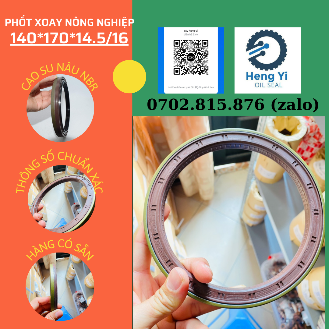 PHỐT MÁY NÔNG NGHIỆP 140*170*14.5*16