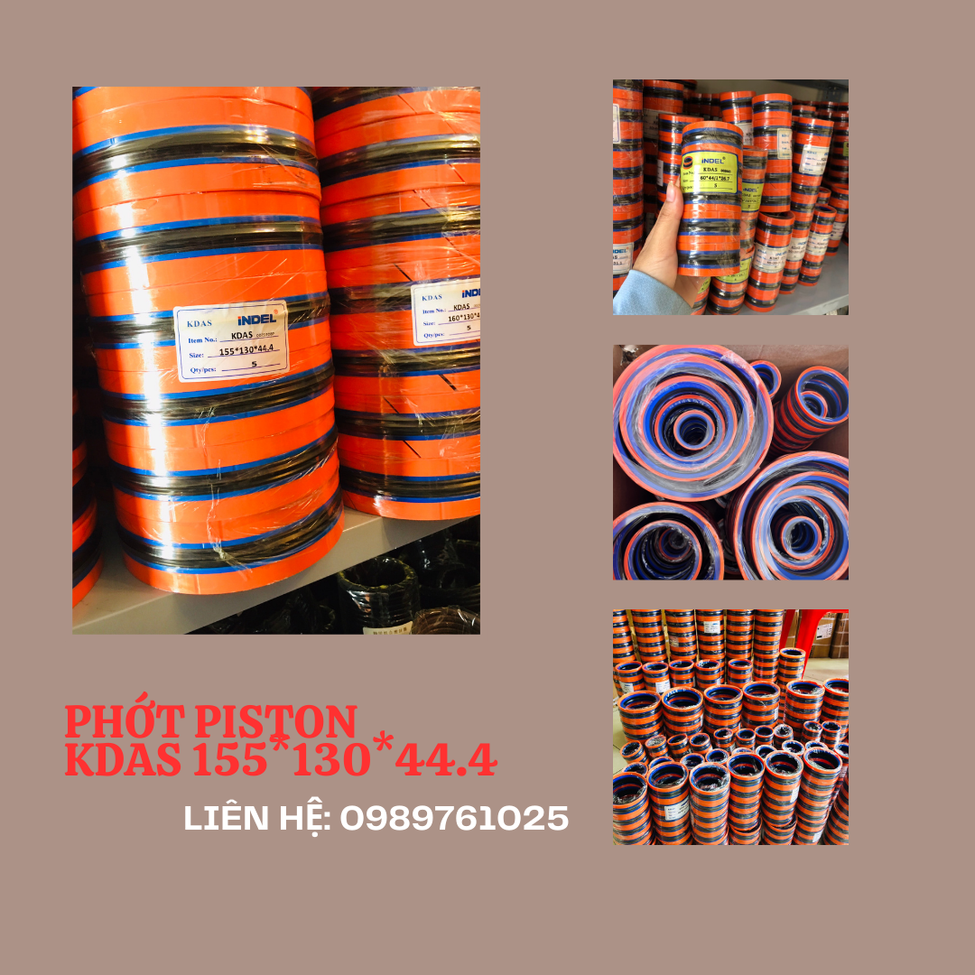 PHỚT PISTON THỦY LỰC KDAS 155*130*44.4 (130*155*44.4 das)