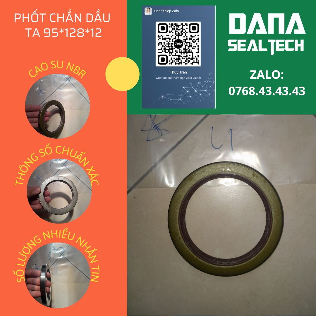 PHỐT CHẮN DẦU TA 95*128*12