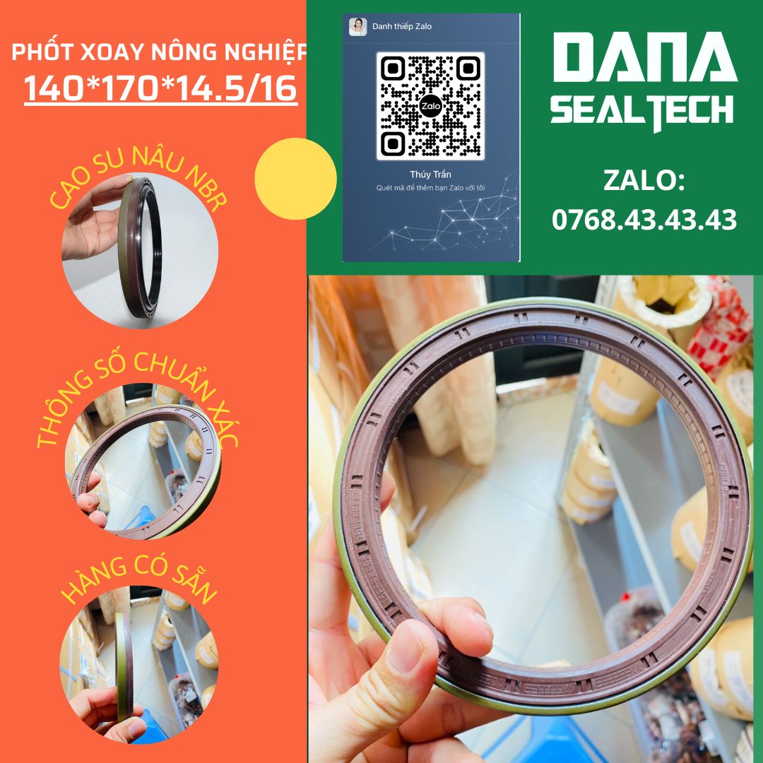 PHỐT MÁY NÔNG NGHIỆP 140*170*14.5*16