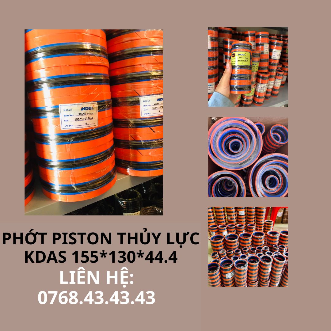 PHỚT PISTON THỦY LỰC KDAS 155*130*44.4 (130*155*44.4 das)