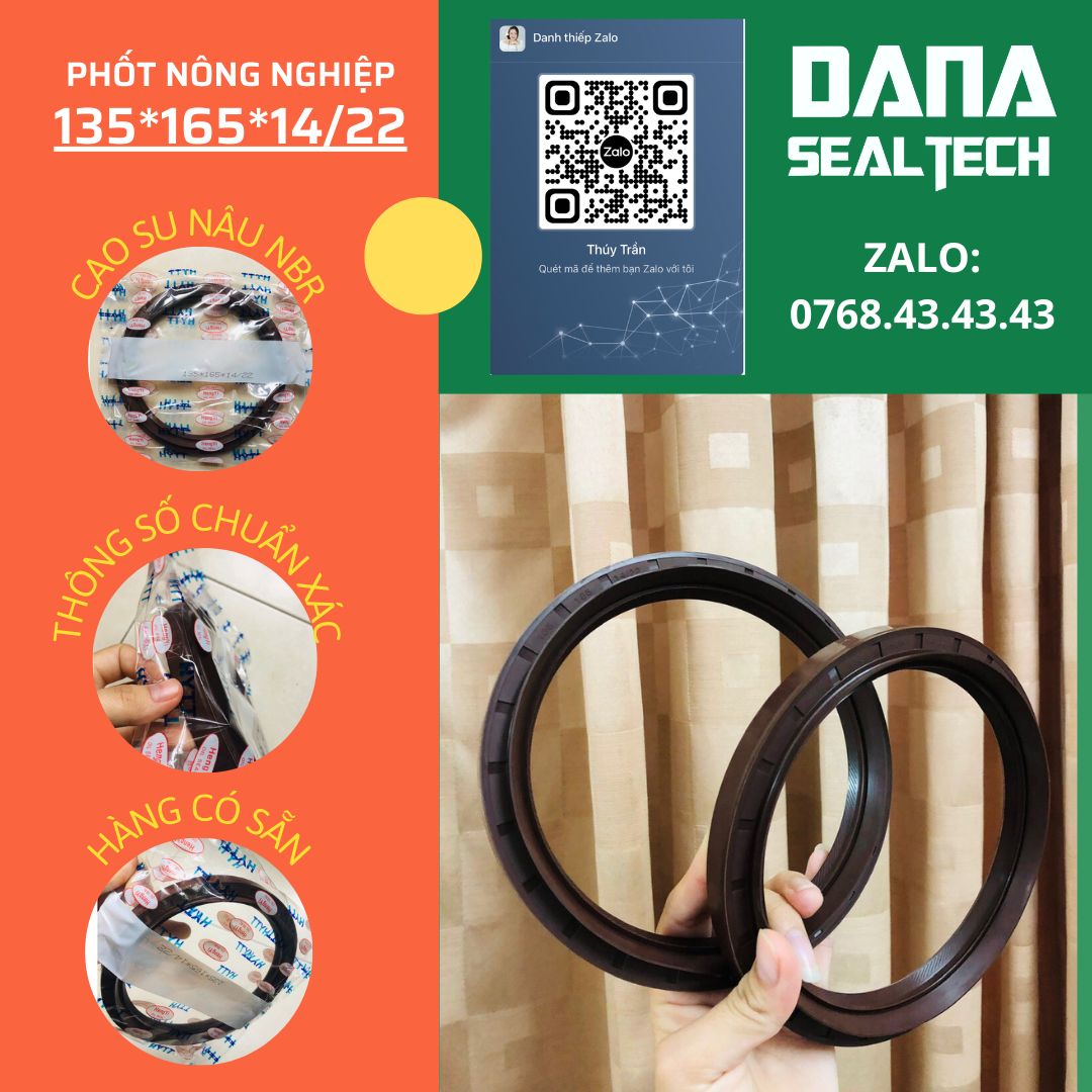 PHỐT XE HƠI TB 135*165*14/22